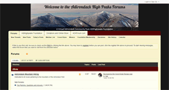 Desktop Screenshot of forums.adkhighpeaks.com