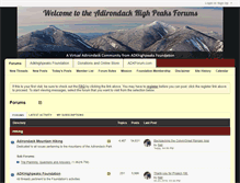 Tablet Screenshot of forums.adkhighpeaks.com